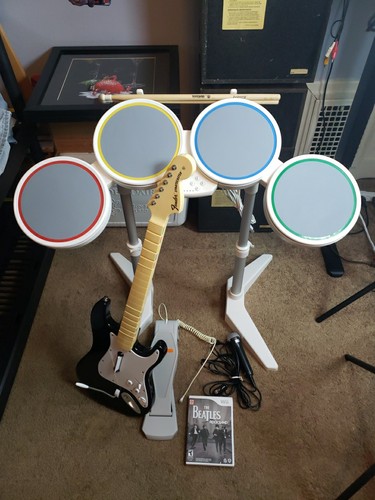 Bundle nintendo wii rock band - wii,