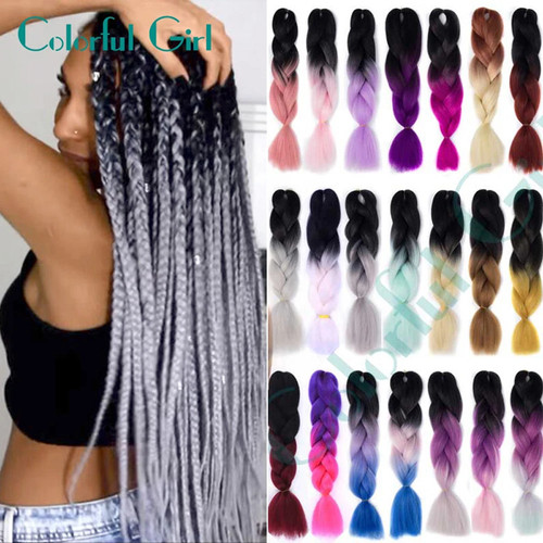 Jumbo braiding hair pre - braiding,