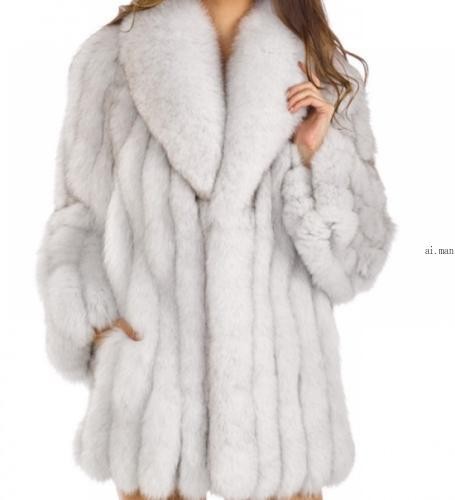 Cappotto donna finto - , collo