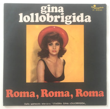 Gina Lollobrigida - Roma, Roma, Roma  (7" - sigla TV + OST ) - M-/M-