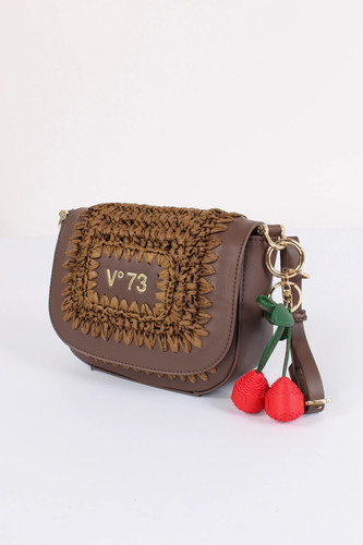 V73 borsa marrone in - v73,