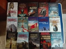 Lotto Blocco 29 libri tutti BERNARD CORNWELL romanzi storici Re Cavalieri Sharpe