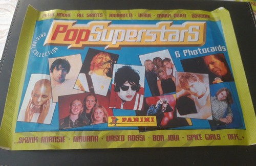 Bustina cantanti panini pop - cantanti,