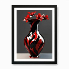Quadro Stampa artistica vaso