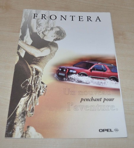 Opel frontera 1999 depliant - 1999,