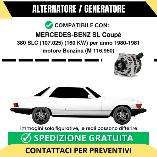Alternatore mercedes benz - mercedes-benz, sl
