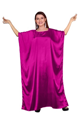 Plain kaftan maxi dress