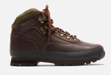 [TB095100214] STIVALE DA UOMO TIMBERLAND EURO HIKER IN PELLE 'MARRONE MEDIO'