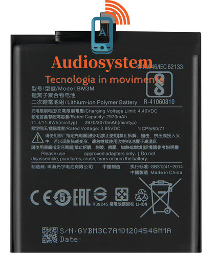 Batteria 3070mah per xiaomi - batteria,