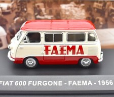 Modellino auto furgone scala