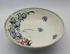 PIATTO INSALATIERA CON  SPLENDIDO DECORO FLOREALE - VEDOVA BESIO E FIGLI MONDOVÍ