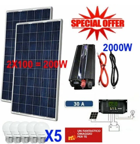Kit fotovoltaico pwm - kit, kw