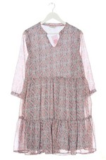 PIGALLE Abito a maniche lunghe Donna Abito Taglia IT 44 grigio chiaro-rosa-blu