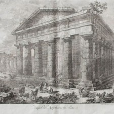 Piranesi a Paestum Tempio di