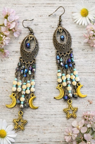 Orecchini boho strega gipsy - boho, strega/gipsy