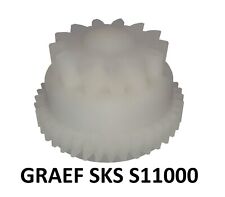 Ingranaggio di ricambio in nylon per motore affettatrice Graef SKS S11000 S11120