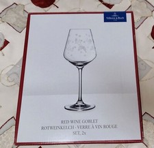 Set 2 calici vino rosso