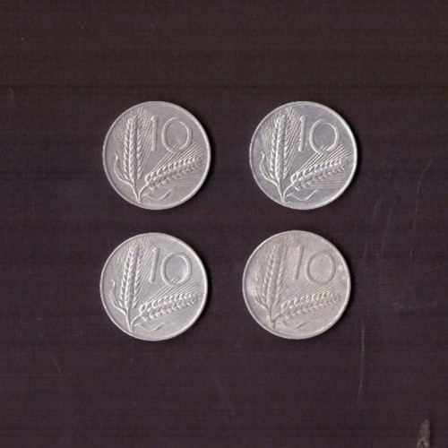 Monete lire viaggiate - 10,