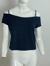 FENDI MAGLIA MAGLIETTA DONNA NERA TG SIZE M