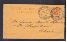 Biglietto Postale 1905 15 c