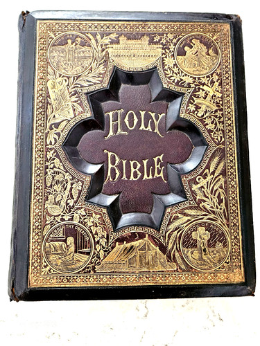Antique victorian bible - antique,