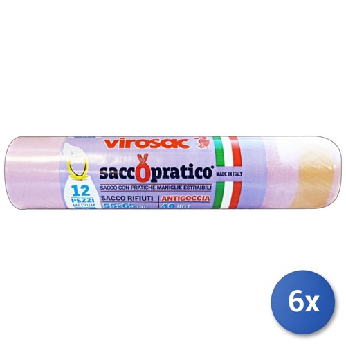 Sacchi immondizia 55x65 - 6x,