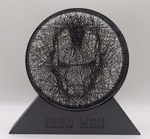 Iron man string art marvel - iron,