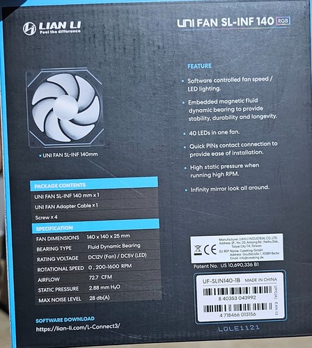 Lian uni fan - sl-inf, rgb