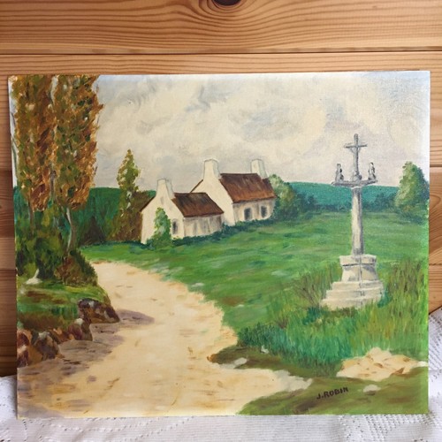Dipinto olio vintage - , naif