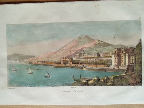 Antica stampa palermo - stampa,