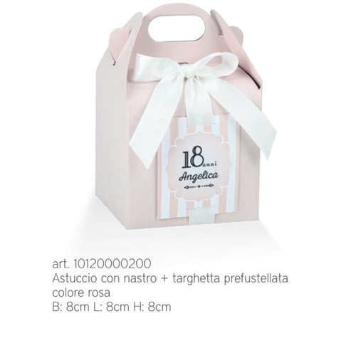 Scrigno rosa perlescente - rosa,