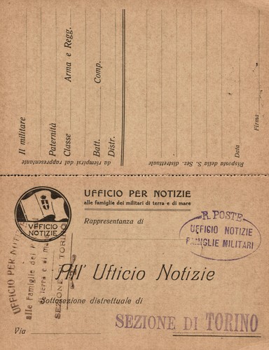 Ww1 cartolina militare - -,