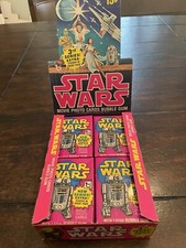 (1) Confezione Cera Sigillata 1977 Star Wars Topps 3° Serie Con Carta Epica Vader!!