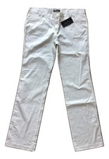 CLAUDIA GIL Pantalone da donna Pantaloni Casual bianco Slim Trousers tg 50