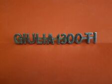 Alfa Romeo GIULIA 1300-TI per Cruscotto Fregio Scritta Originale Badge Logo