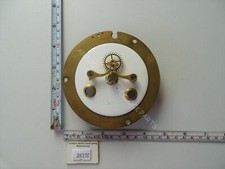 ANIMA DEL QUADRANTE IN OTTONE E SMALTO PER OROLOGIO DA MENSOLA FRANCESE CON SCAPPA BROCOT...
