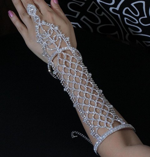 Bracciale lungo schiavo - , guanto