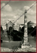 LECCE CITTÀ 41 OBELISCO PORTA NAPOLI Cartolina FOTOGRAFICA real photo