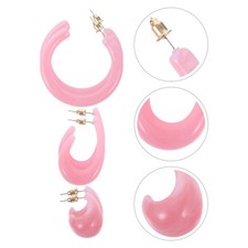  3 Pairs Orecchini Cerchio