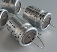 4 pezzi - VISHAY/SPRAGUE 601D - 300uF 40V - Crown Audio Vintage USA - NOS