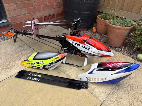 Align trex 550e flybarless - align,