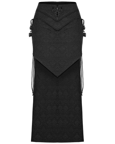 Gonna jacquard gotica