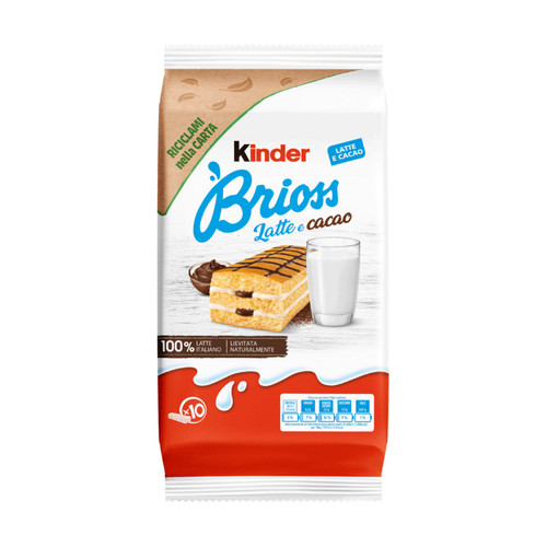 Merendine kinder brioss - kinder, latte