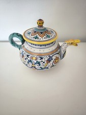 Teiera ceramica maiolica