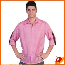 Costume Carnevale Festa della Birra Uomo Camicia Bavarese Tirolese  Tg 52-58