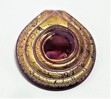 Pendente Donna Spirale oro Antica Murrina Vetro di Murano Made in Italia Artv796