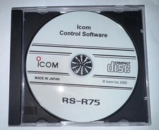 SOFTWARE ICOM RS-R75 PER CONTROLLARE IL RICEVITORE IC-R75 - CD ROM