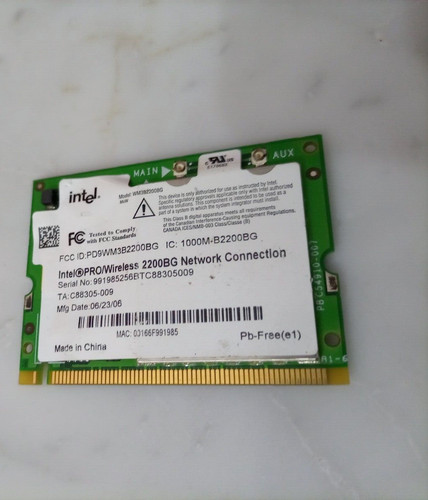 Intel pro wireless 2200bg - wireless,
