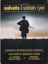 Cofanetto Seconda Guerra Mondiale 3 film Salvate il Soldato Ryan DVD E CARTOLINE