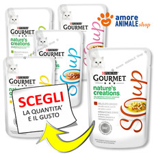 PURINA Cat GOURMET Nature's Creations →  SOUP - 40 gr - GUSTI MISTI - Gatto